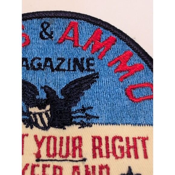 Vintage Guns & Ammo Magazine Patch – “Support Your Right to Keep and Bear Arms” - Picture 7 of 12